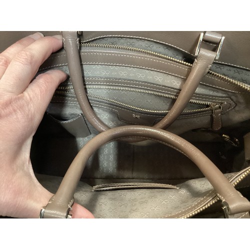 142 - ANYA HINDMARCH handbag, with multiple inside pockets, condition generally good, a few minor marks. H... 