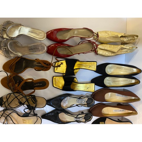 149 - A quantity of shoes, all in worn used condition, to include Miu Miu, Dolce & Gabbana, Donna Karen, F... 