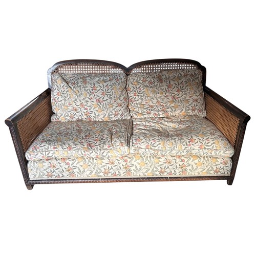 629 - An Early C20th Bergere Chair and Sofa ; Sofa: Width 139 cm, Depth 76 cm , Height Back 71 cm and Seat... 