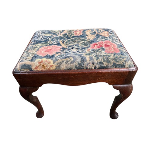 635 - 10 pieces of general  furniture to include tapestry stools, occasional tables, and a triangular fall... 