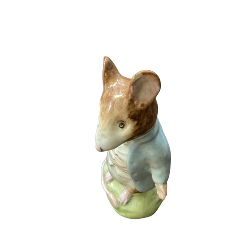 430 - A quantity of Beatrix Potter animal figures , with stamps to base, see all photos, and a Beswick phe... 