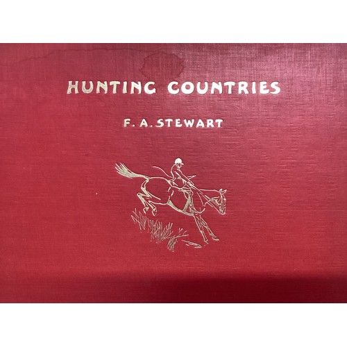 422 - A quantity of hunting related sporting books, including Shires and Provinces by Sabretache, illustra... 