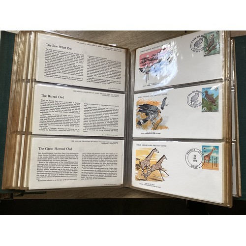 416 - The official  Collection of World Wildlife First Day Covers (stamps) from the 1970's.