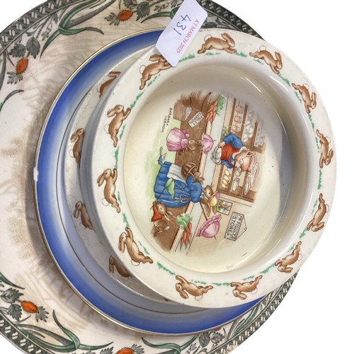 431 - A large quantity of house clearance china, including Royal Doulton, Copenhagen, etc.