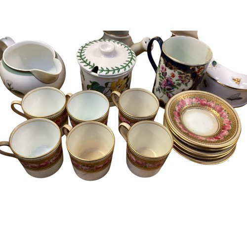 431 - A large quantity of house clearance china, including Royal Doulton, Copenhagen, etc.