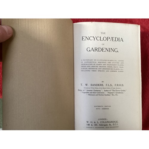 481 - Four vintage gardening books, see photos for details and condition