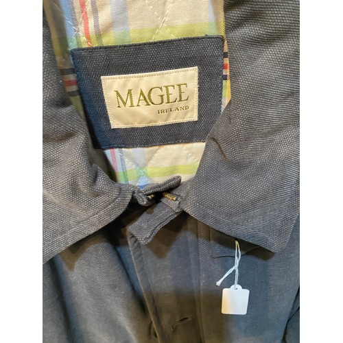 223 - A quantity of men's clothes - Two overcoats. Magee Ireland grey cotton size 42. Condition good overa... 