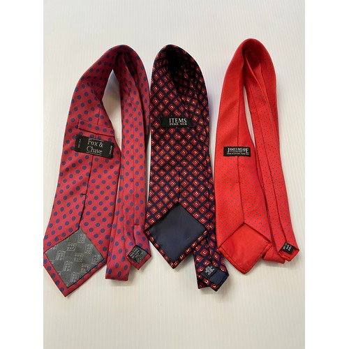 240 - Ten silk ties - to include James Meade, Charles Tyrwhitt, Hunters, Tie Rack, Farabeo Milano for Frie... 