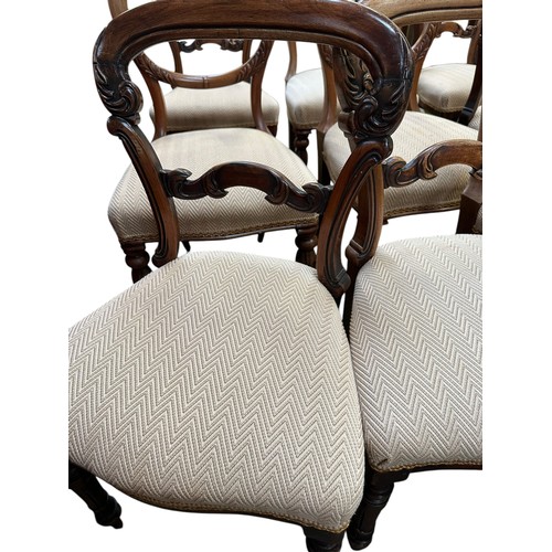 656 - A set of dining chairs, in the Regency taste, some with wear and some restoration needed to some cha... 