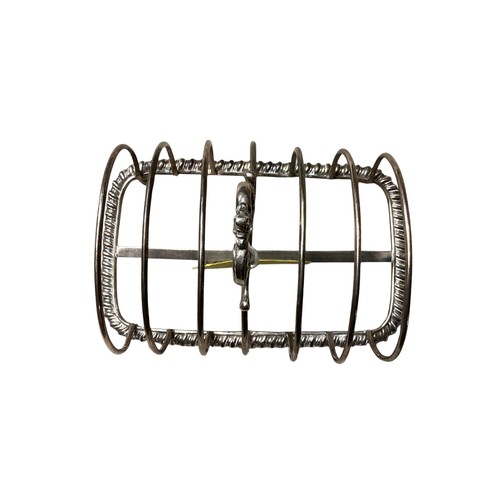 337 - A large Georgian sterling silver  toast rack. Hallmarked IM London 1821. 291g.