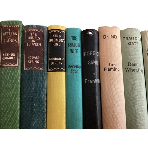 460 - A quantity of books to include Ian Fleming, Agatha Christie etc, see all images.