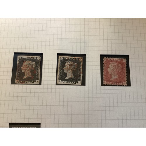 499 - A collection of 19th and 20th century British and worldwide stamps to include Penny Blacks and Penny... 