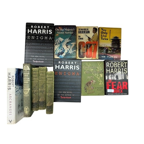 A collection of books to include three 007 James Bond, Book Club ...