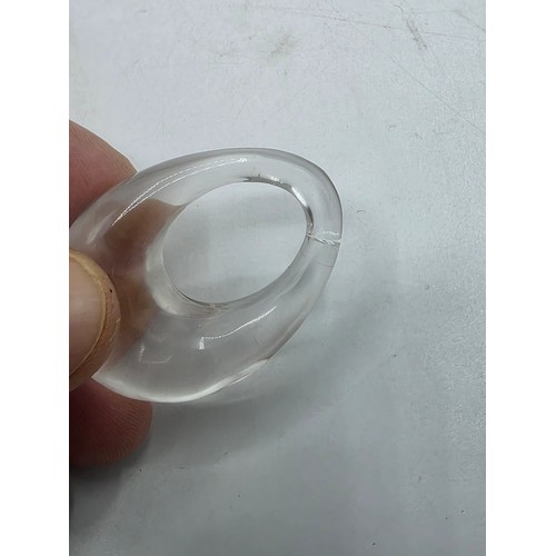 26 - An unmarked yellow and white metal diamond set metamorphic earing set in fitted felt lined case with... 