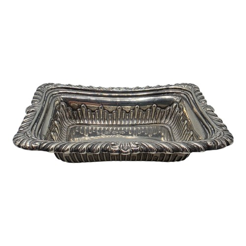 47 - Three sterling silver items to include a pierced dish etc, various dates and makers. 135g