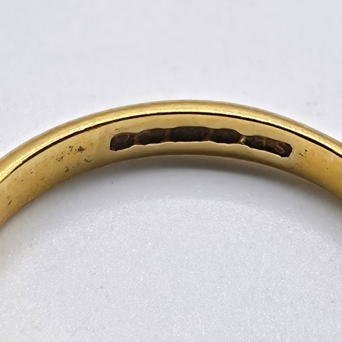 45 - Two 22ct gold wedding bands. 5.6g