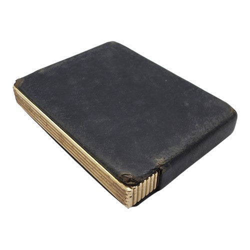 110 - Cartier. A 9ct gold case ladies compact, Marked to interior JC, London, mirrored interior. 8cm x 6cm... 