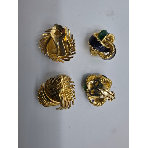 85 - A collection of yellow and white metal items to include costume jewellery , pocket watch, sterling s... 