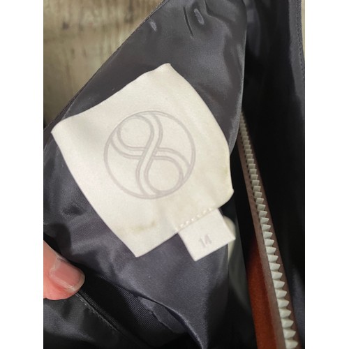288 - A quantity of designer day wear to include Paul Costelloe Dressage linen dress, Jean Muir navy top a... 
