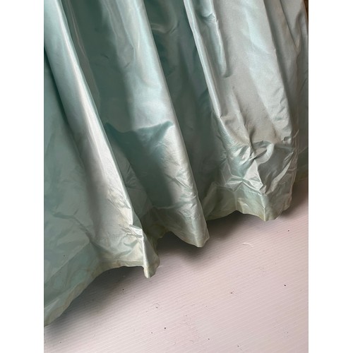 274 - Two ballgowns, late C20th,  a Pale Blue Silk taffeta Victor Edelstein, condition some marks/colour l... 