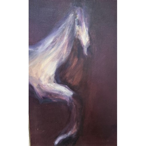 444 - Pandora Mond (XX), The Grey, oil on canvas, 79 x 50 cm, framed

£1,200
£250