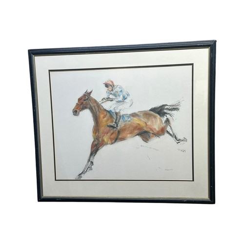 445 - Jonathan Trowell (1938-2013 ), The Jump  pastel on paper, 60 x 80 cm, signed lower right

£3,000
£1,... 