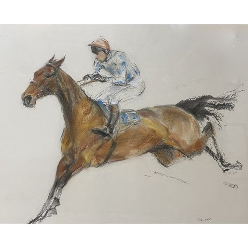 445 - Jonathan Trowell (1938-2013 ), The Jump  pastel on paper, 60 x 80 cm, signed lower right

£3,000
£1,... 