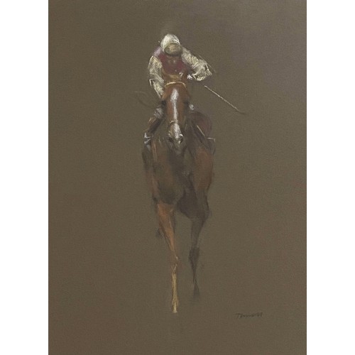 443 - Jonathan Trowell (1938-2013), Head On, pastel on paper,  51 x 39 cm, framed