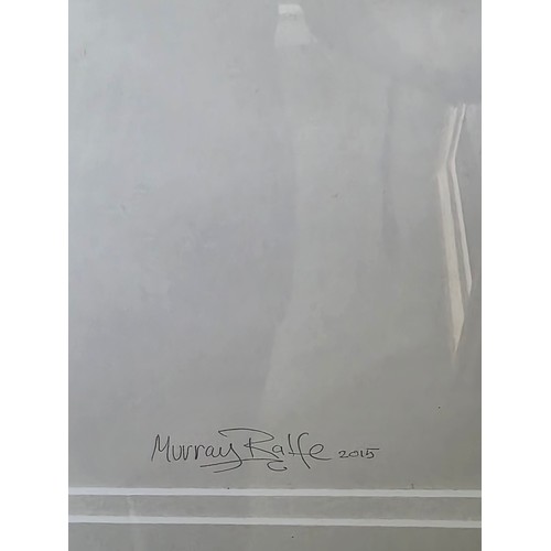 449 - Murray Ralfe (XX-XXI), Lion, Pencil on paper, signed, framed and glazed