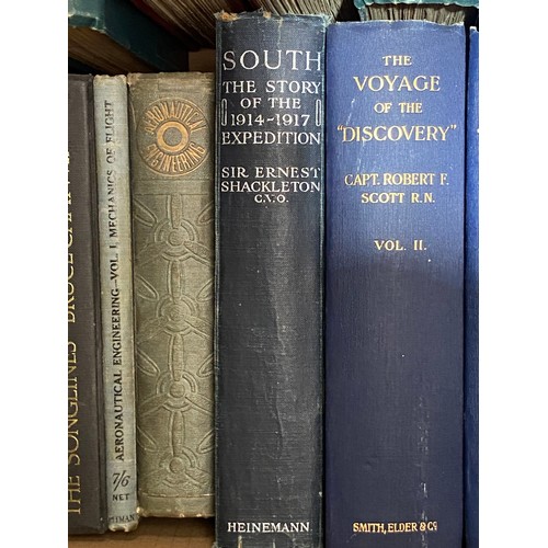 470 - A quantity of books relating to the South Pole, The Antarctic, The North Pole, Scott, Everest.  Also... 