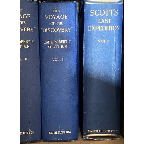 470 - A quantity of books relating to the South Pole, The Antarctic, The North Pole, Scott, Everest.  Also... 
