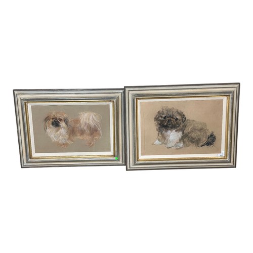 453 - Two x Neil Forster (1939-2016), Pekinese
pastel, and Pekinese Puppy
pastel, 28 x 42 cm, 20.5 x 40 cm