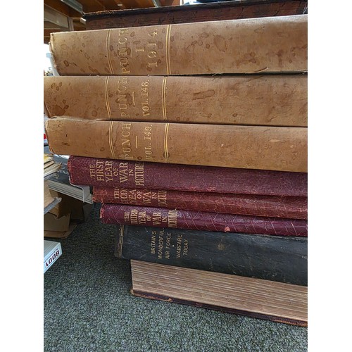 487 - A large quantity of vintage and modern books and catalogues, including The complete Firelli calendar... 