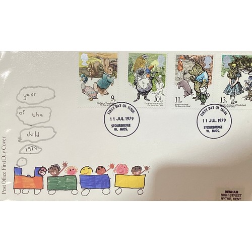 490 - Collection of first day covers in two bound albums.
