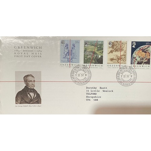 490 - Collection of first day covers in two bound albums.
