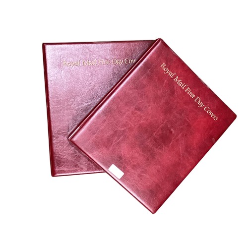 490 - Collection of first day covers in two bound albums.