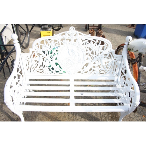 50 - CAST GARDEN BENCH