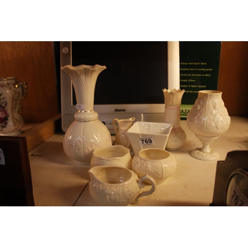 769 - SELECTION OF BELLEEK