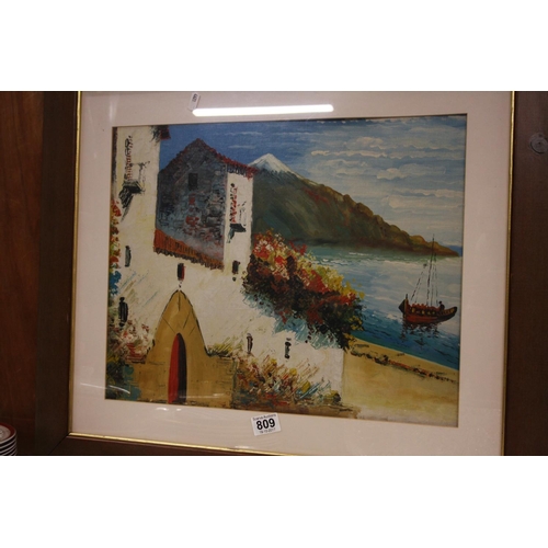 809 - FRAMED PRINT