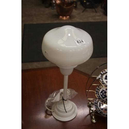 624 - WHITE TABLE LAMP