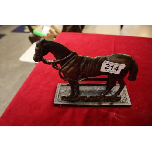 214 - HORSE LETTER RACK