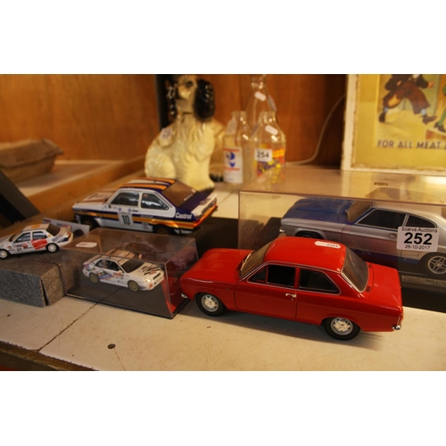 252 - 5 MODEL VEHICLES