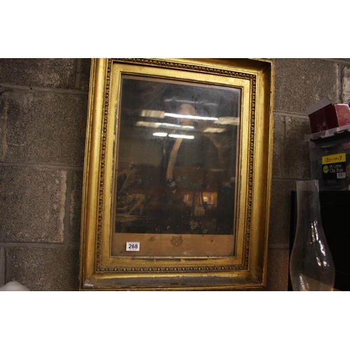 268 - GILT FRAMED PRINT