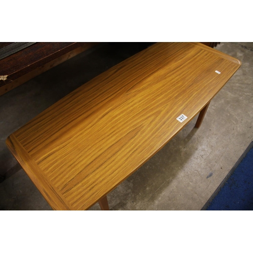 337 - RETRO STYLE COFFEE TABLE