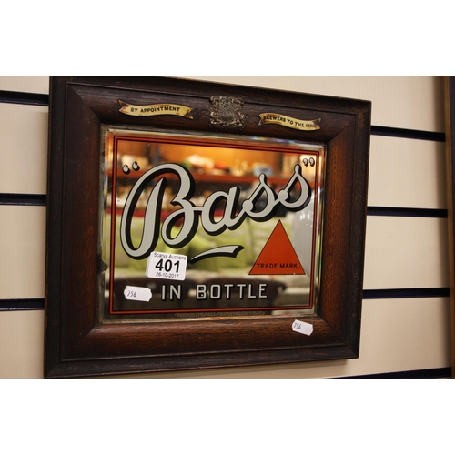 401 - BASS ADVERTISING MIRROR