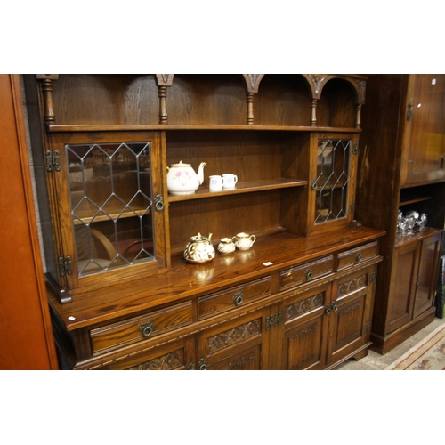 416 - OAK DRESSER