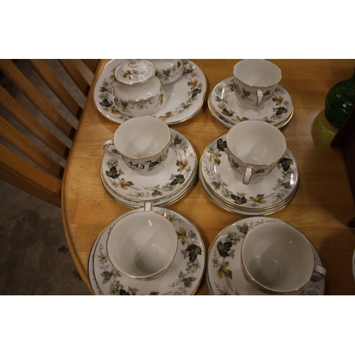 443 - PART ROYAL DOULTON TEA SET