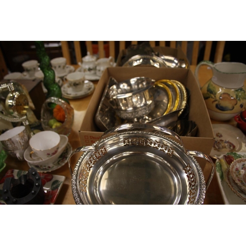 445 - LOT OF SILVER PLATE