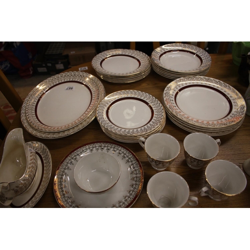 467 - LOT OF CROWNFORD DINNERWARE