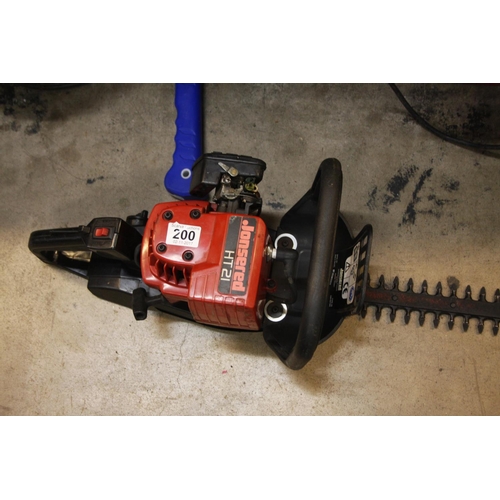 200 - JONSERED HEDGE TRIMMER